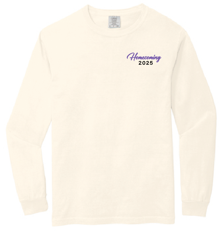 CCS HOCO "Tailgate" Design Comfort Colors L/S T-shirt