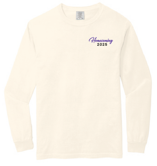 CCS HOCO "Tailgate" Design Comfort Colors L/S T-shirt
