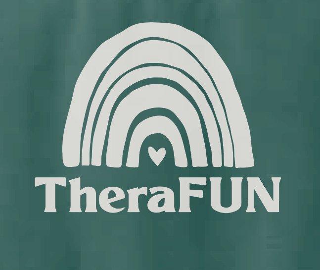 TheraFun "Logo" Design S/S Comfort Colors Sweatshirt (blue spruce)(1c)