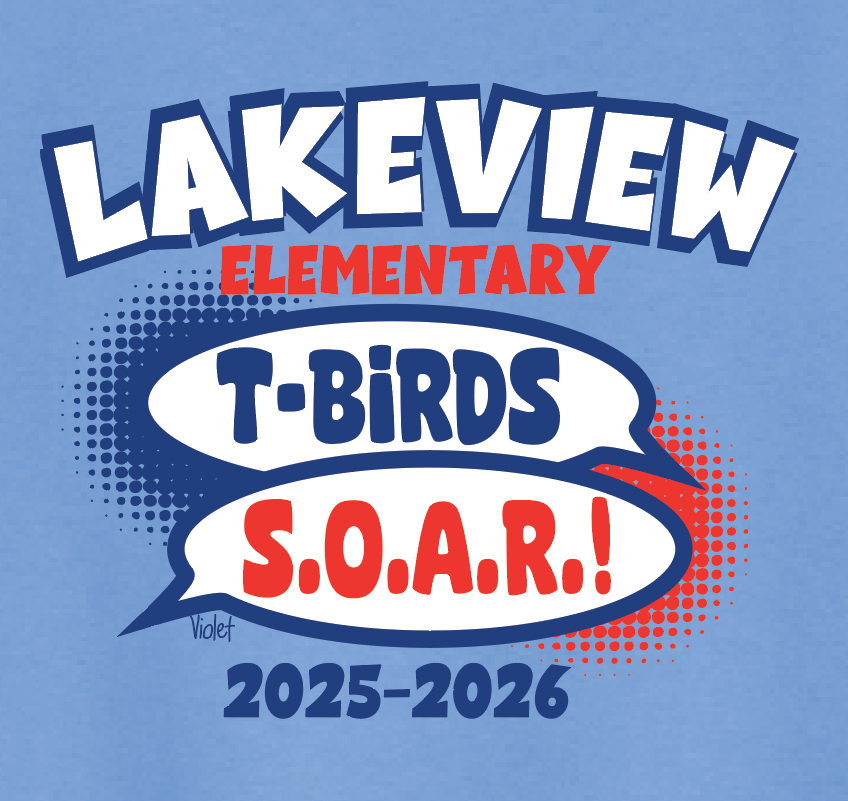 Lakeview "S.O.A.R." Design S/S T-shirt (blue)