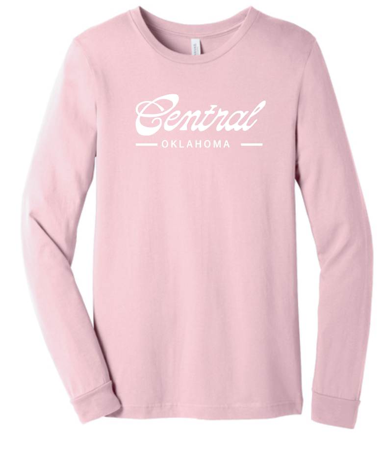 COCMHC "Central Oklahoma" L/S T-shirt (pink)