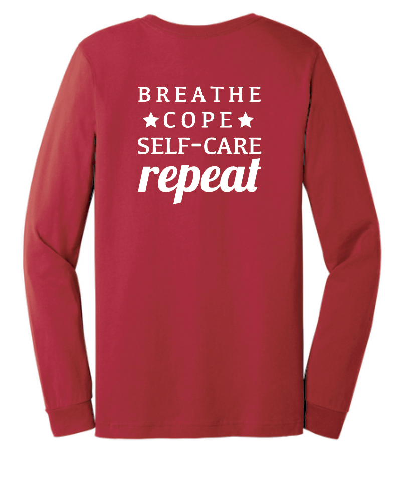 COCMHC "Central Oklahoma" L/S T-shirt (red)