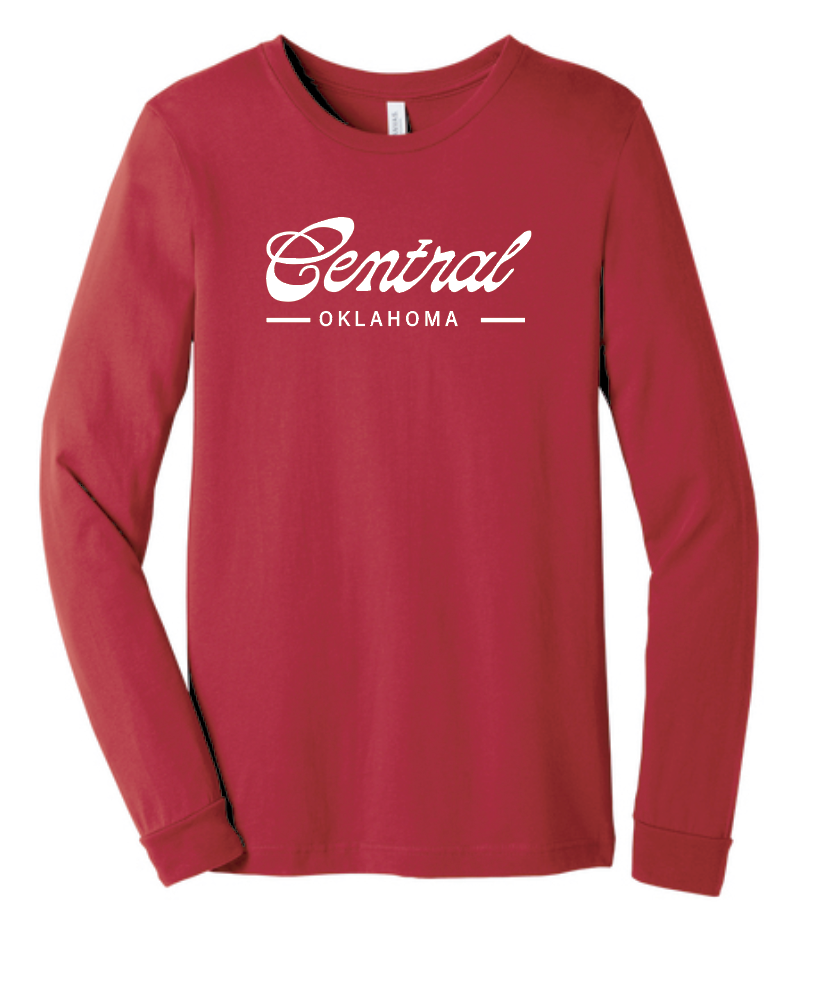 COCMHC "Central Oklahoma" L/S T-shirt (red)