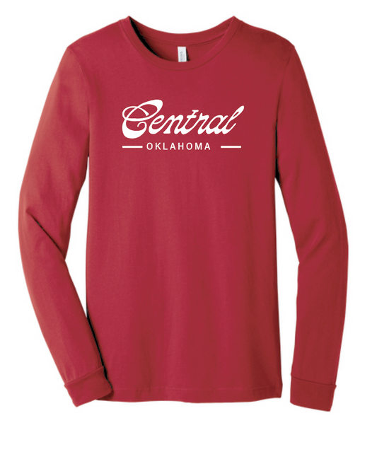 COCMHC "Central Oklahoma" L/S T-shirt (red)