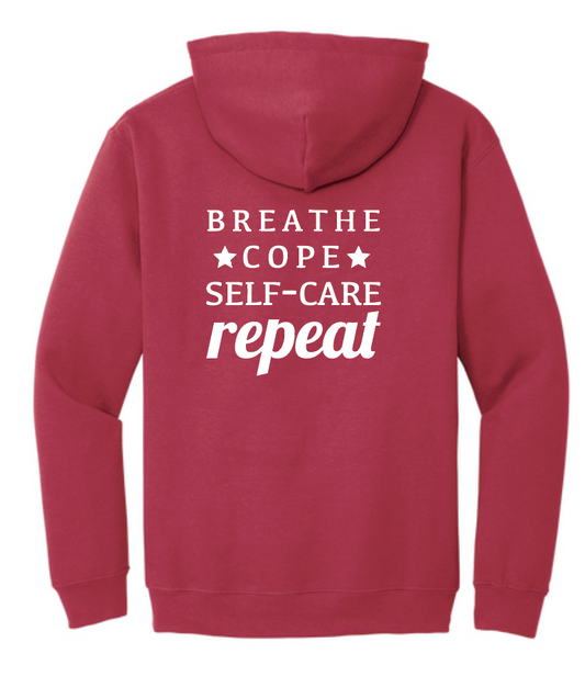 COCMHC "Central Oklahoma" Hooded Sweatshirt (cardinal)