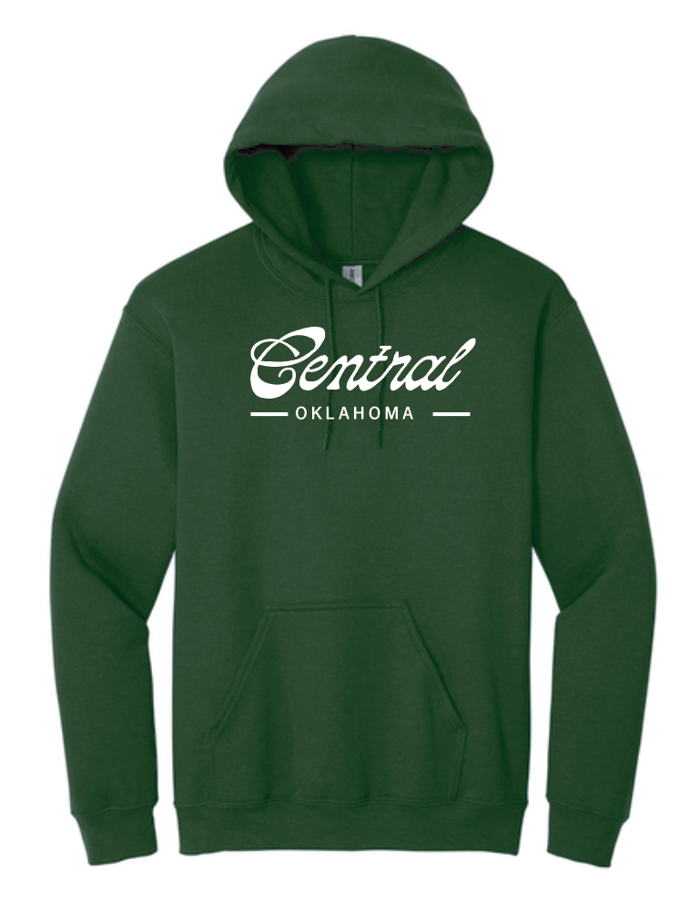 COCMHC "Central Oklahoma" Hooded Sweatshirt (forest)