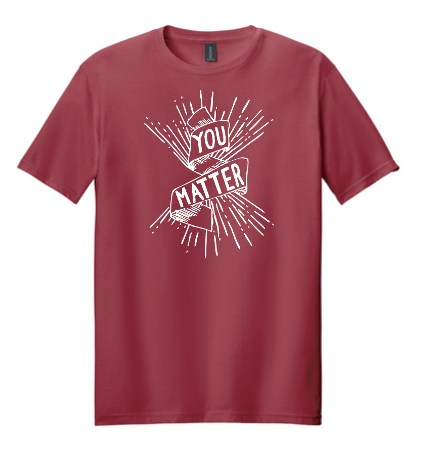 COCMHC "You Matter" S/S T-shirt (cardinal)