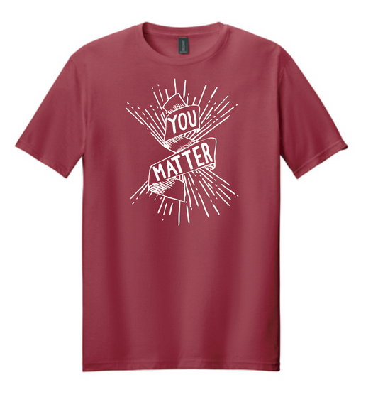 COCMHC "You Matter" S/S T-shirt (cardinal)