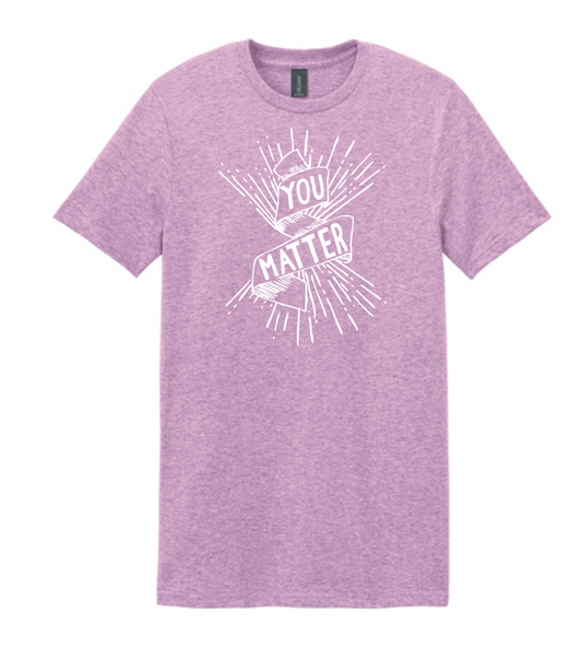 COCMHC "You Matter" S/S T-shirt (orchid)