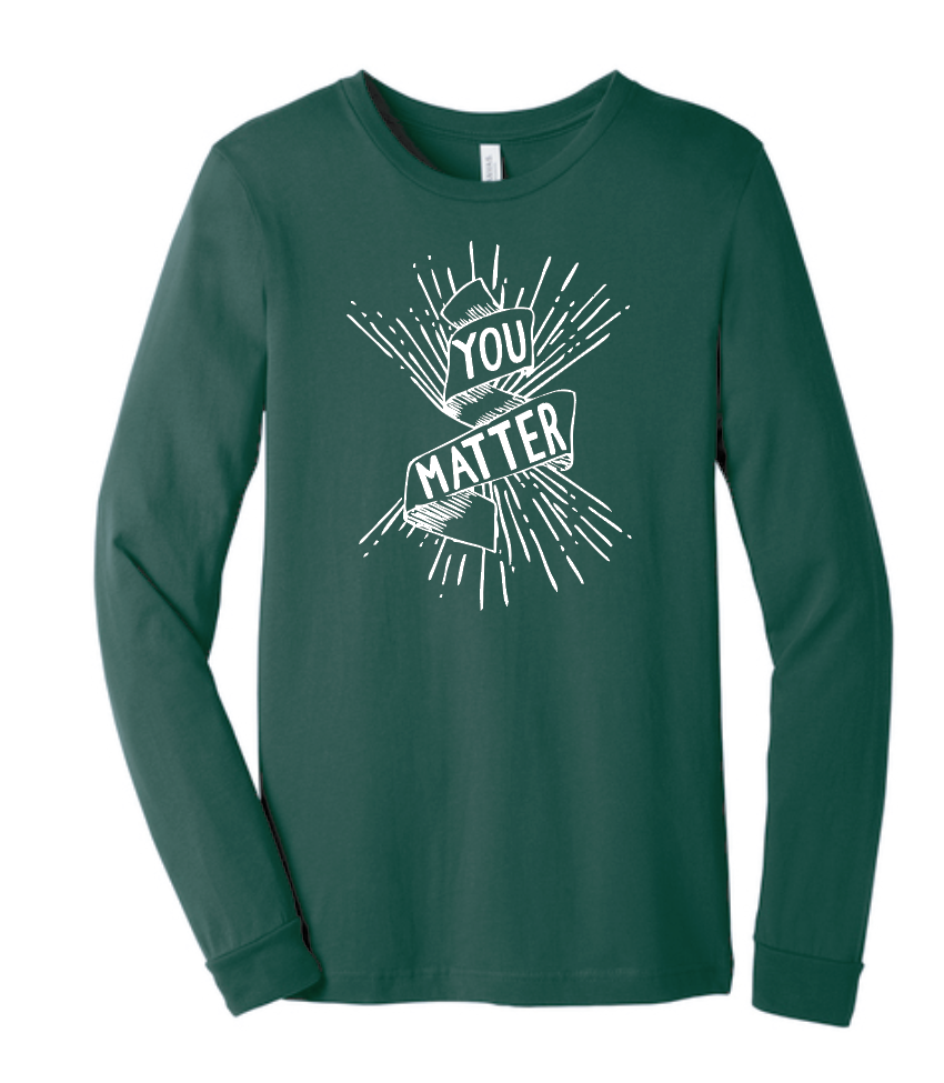 COCMHC "You Matter" L/S T-shirt (forest)