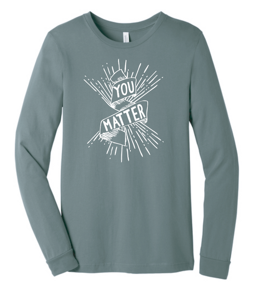 COCMHC "You Matter" L/S T-shirt (blue storm)