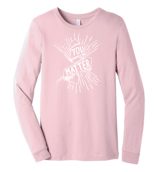 COCMHC "You Matter" L/S T-shirt (pink)