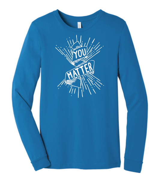 COCMHC "You Matter" L/S T-shirt (royal)