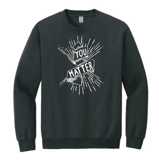 COCMHC "You Matter" Crewneck Sweatshirt (black)