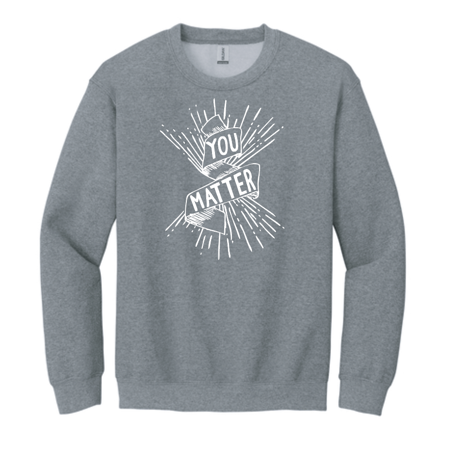 COCMHC "You Matter" Crewneck Sweatshirt (graphite)