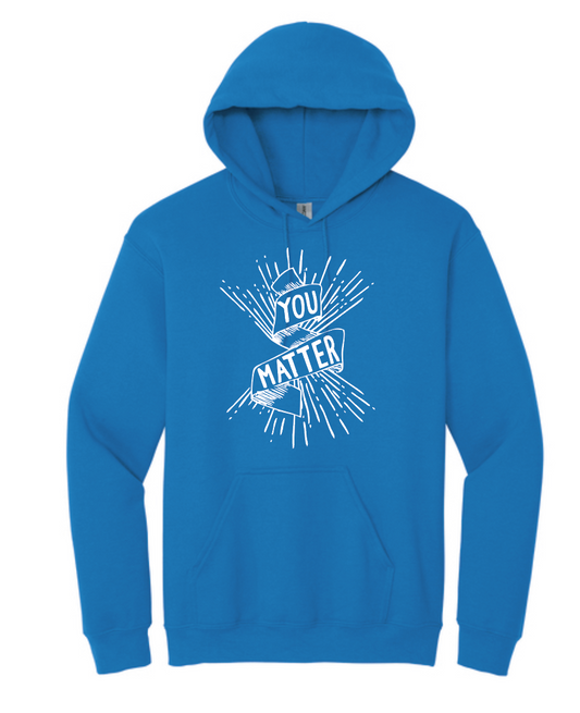 COCMHC "You Matter" Hooded Sweatshirt (royal)