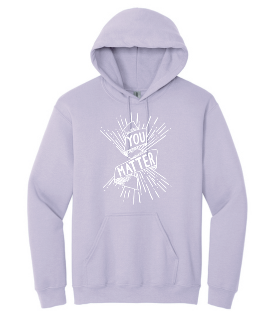 COCMHC "You Matter" Hooded Sweatshirt (orchid)