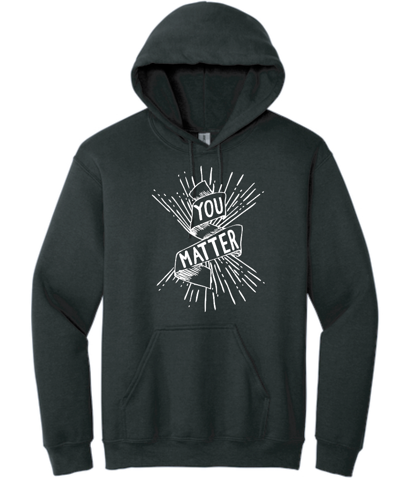 COCMHC "You Matter" Hooded Sweatshirt (black)