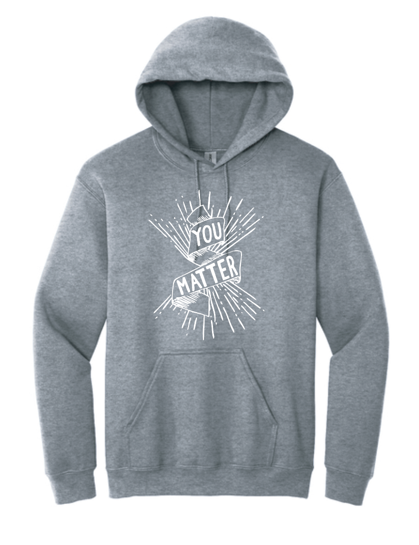 COCMHC "You Matter" Hooded Sweatshirt (graphite)