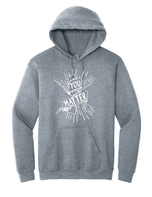 COCMHC "You Matter" Hooded Sweatshirt (graphite)