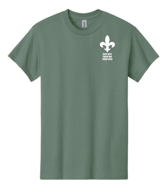 Troop 233 "Flag" Design S/S T-shirt