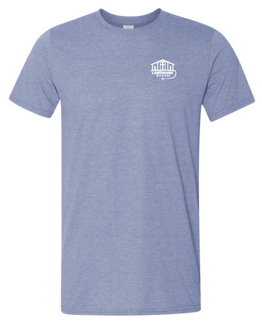 Landmark Missions "Go and Tell" Design S/S T-shirt (indigo)