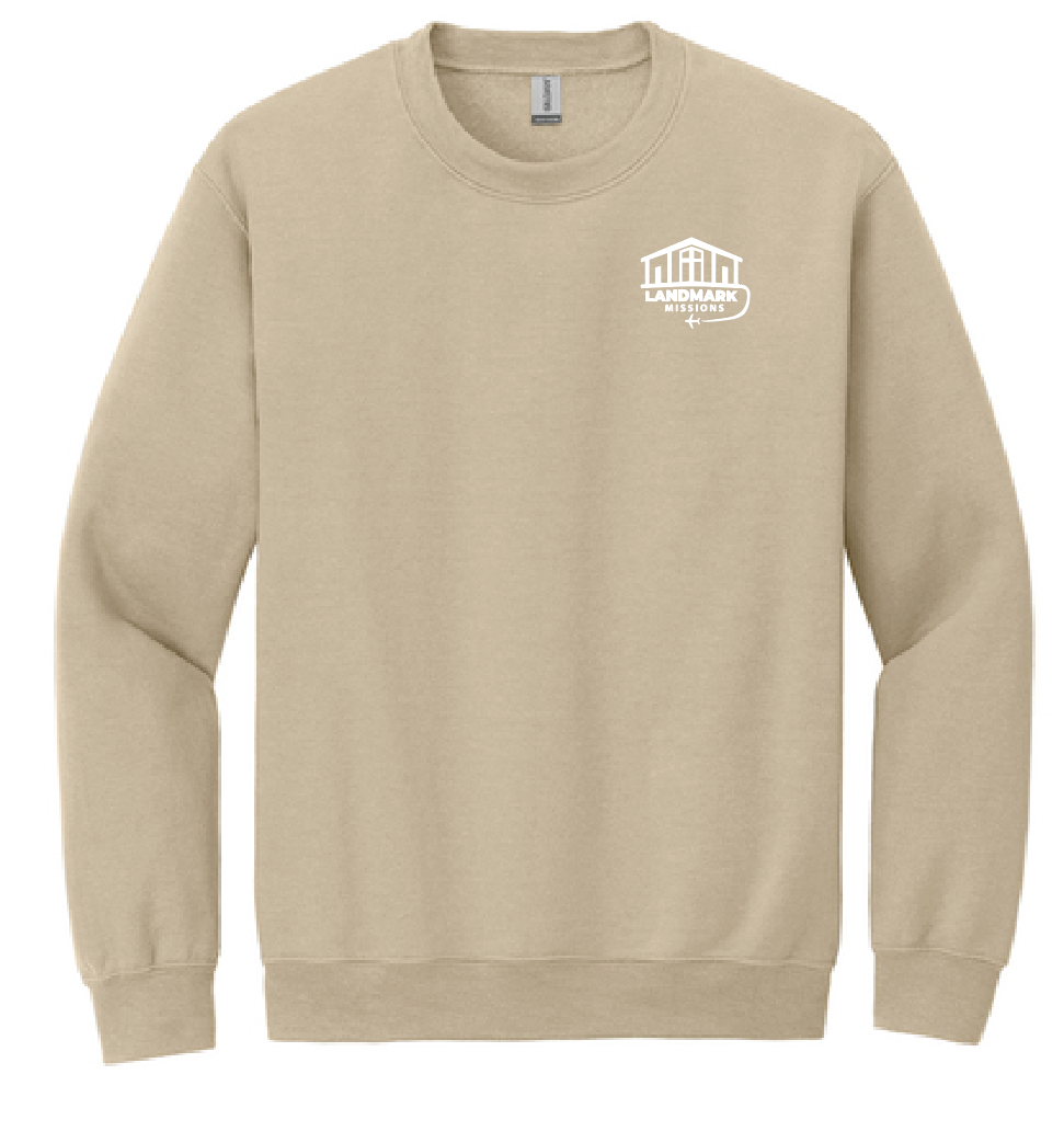 Landmark Missions "Go and Tell" Design Crewneck Sweatshirt (sand)