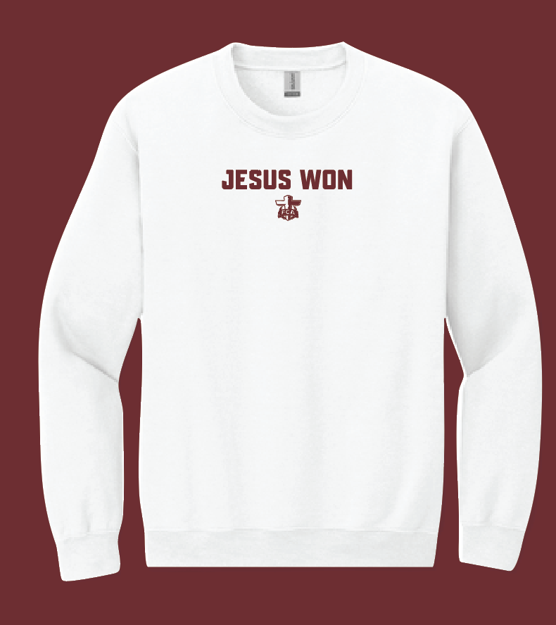 Blanchard FCA "Jesus Won" Design Crewneck Sweatshirt