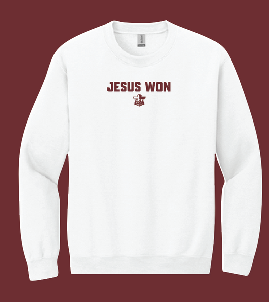 Blanchard FCA "Jesus Won" Design Crewneck Sweatshirt