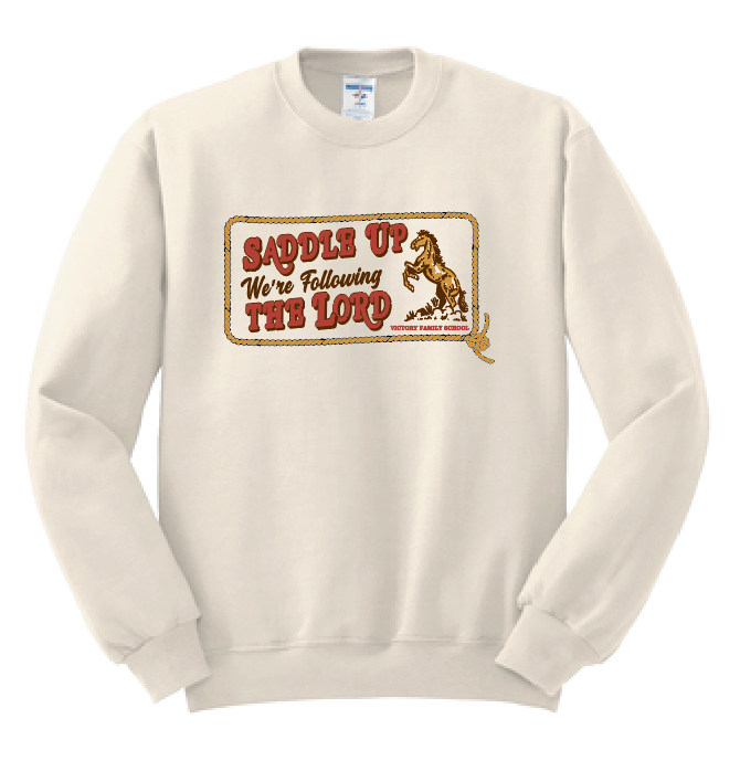 VFS "Saddle Up" Design Crewneck Sweatshirt