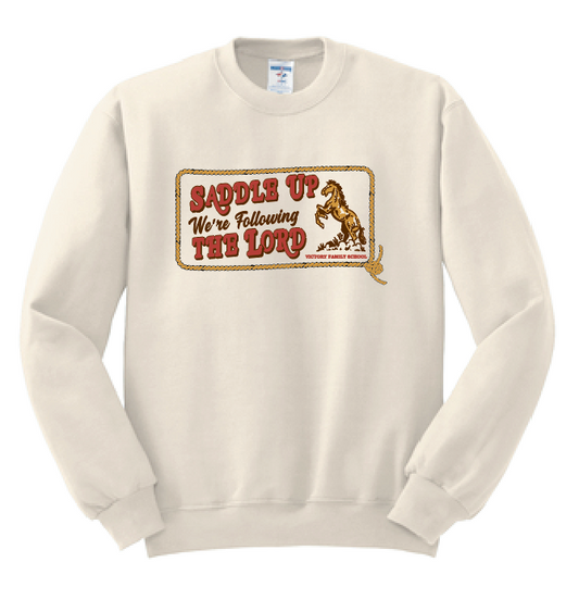 VFS "Saddle Up" Design Crewneck Sweatshirt