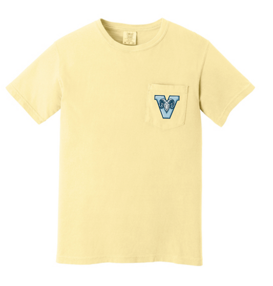 VFS "V Ram" Design Comfort Colors S/S Pocket T-shirt (butter)