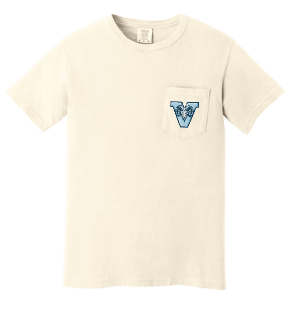 VFS "V Ram" Design Comfort Colors S/S Pocket T-shirt (ivory)
