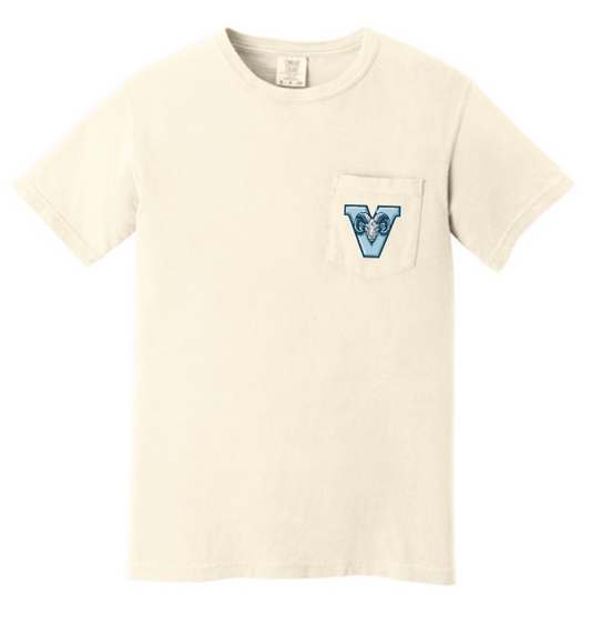 VFS "V Ram" Design Comfort Colors S/S Pocket T-shirt (ivory)