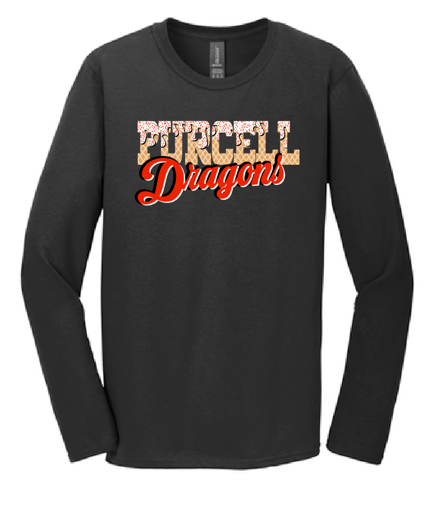Purcell PTO "Ice Cream" Design Softstyle L/S T-shirt