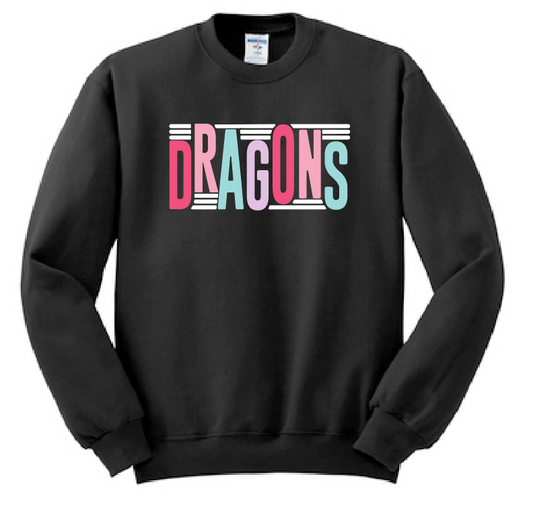 Purcell PTO "Colorful Bars" Design Crewneck Sweatshirt