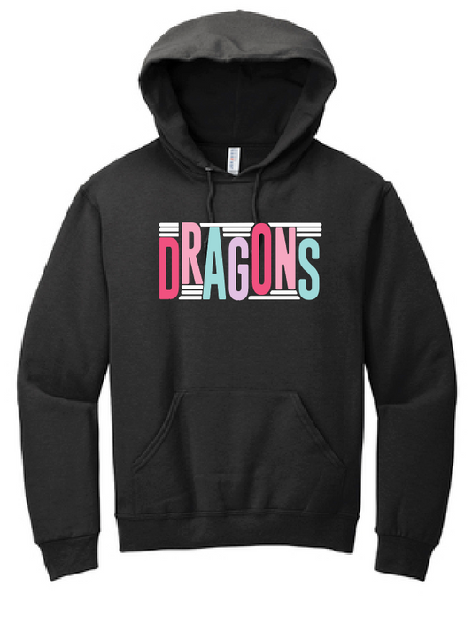 Purcell PTO "Colorful Bars" Design Hooded Sweatshirt