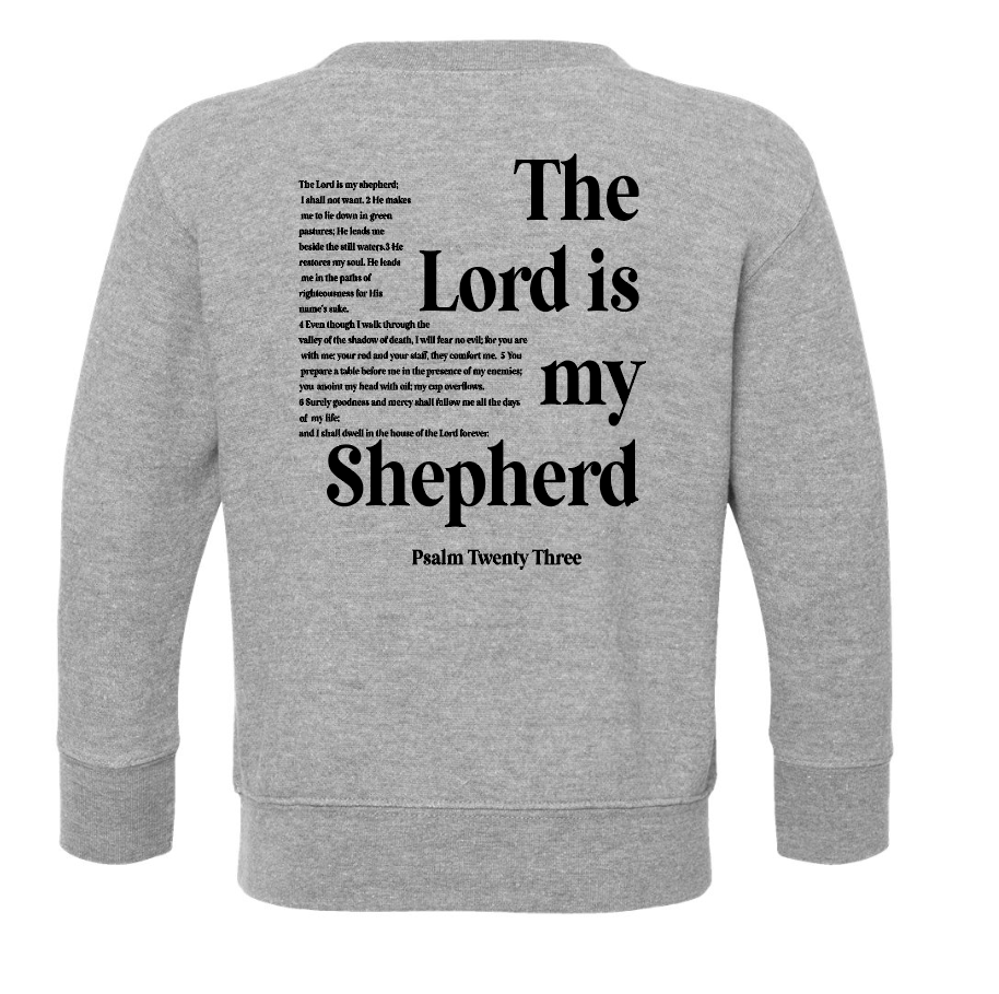 St. Andrews "Psalm 23" Design Rabbit Skins Sweatshirt (heather)(toddler)