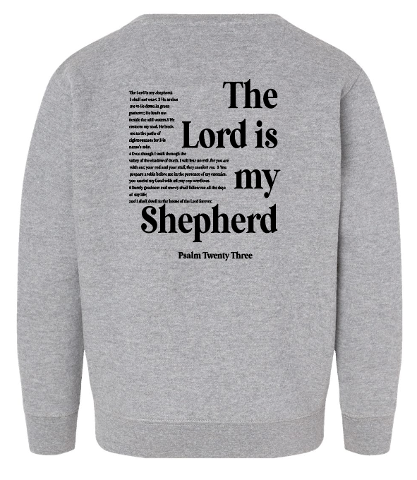 St. Andrews "Psalm 23" Design LA T's Sweatshirt (heather)(youth)