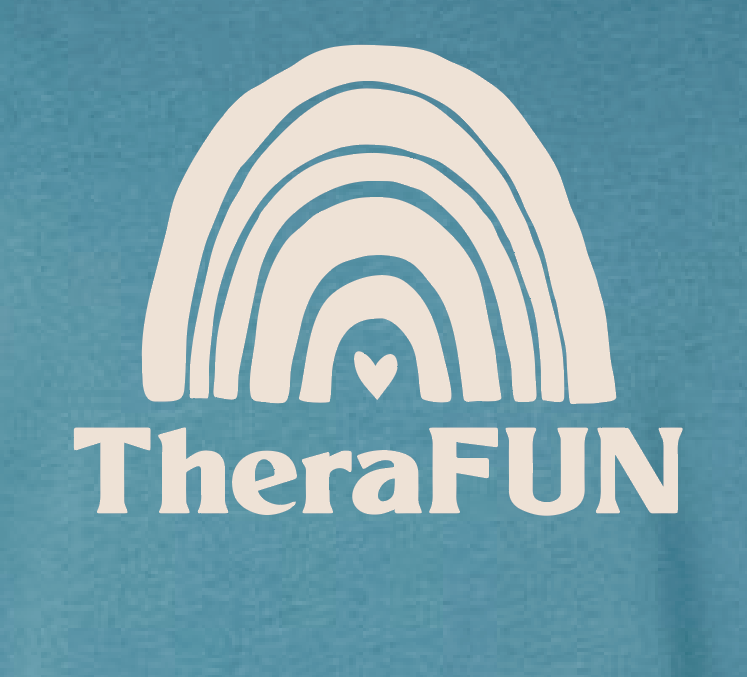 TheraFun "Logo" Design Soft Sponge Fleece Unisex Sweatshirt (htr teal)(1c)