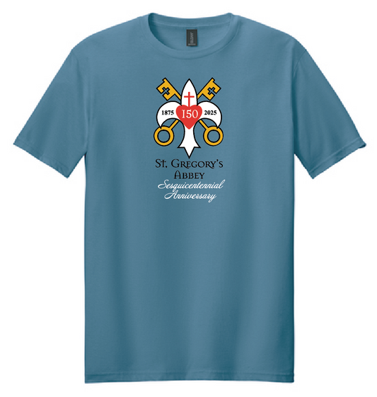 St. Gregory's "Sesquicentennial" Design S/S T-shirt (indigo)(youth)