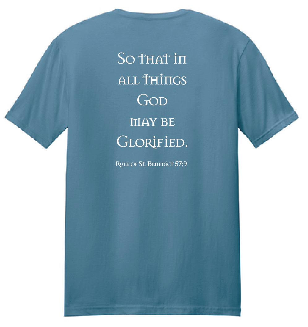 St. Gregory's "Sesquicentennial" Design S/S T-shirt (indigo)(adult)