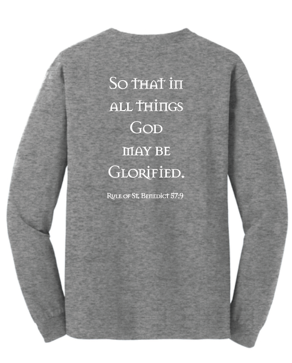 St. Gregory's "Sesquicentennial" Design L/S T-shirt (heather)(adult)