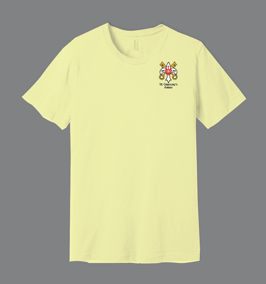 St. Gregory's "Katharine Drexel" Design S/S T-shirt (yellow)(youth)