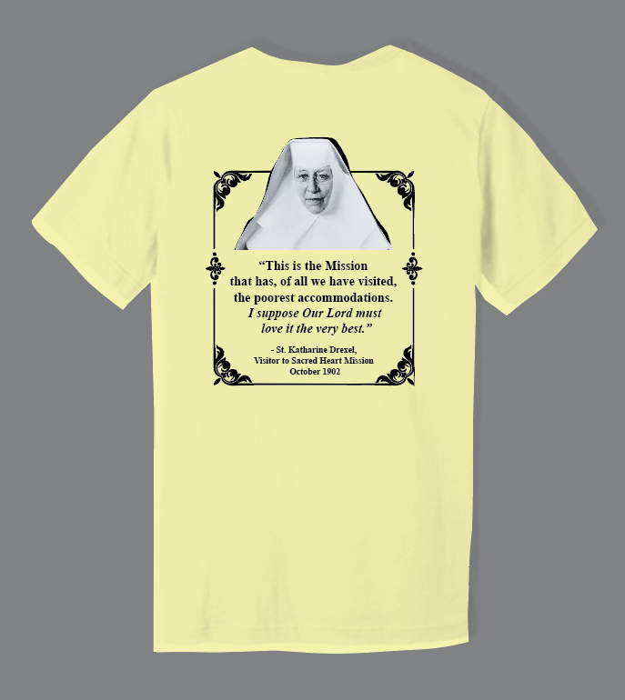 St. Gregory's "Katharine Drexel" Design S/S T-shirt (yellow)(youth)