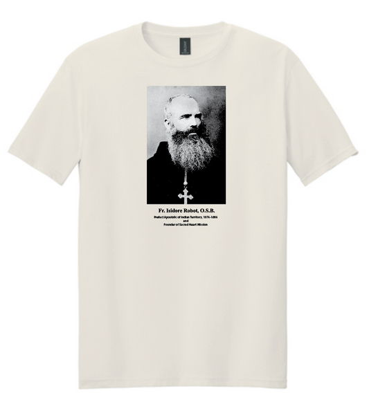 St. Gregory's "Fr. Robot" Design S/S T-shirt (natural)(youth)