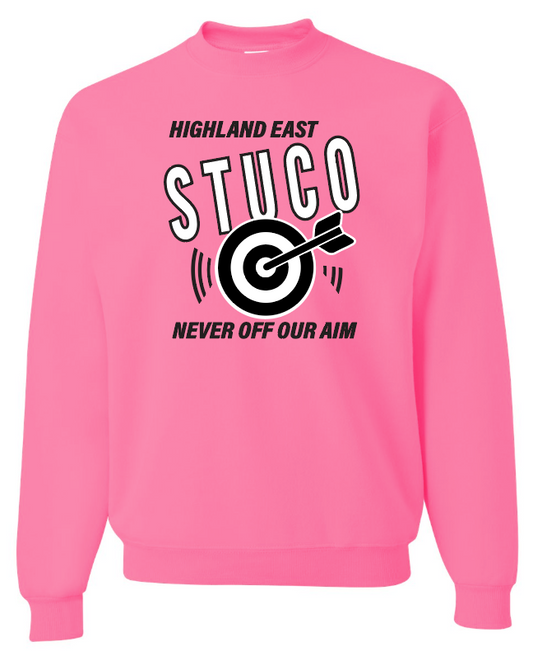 HEJH STUCO (Crewneck Sweatshirt)(pink)