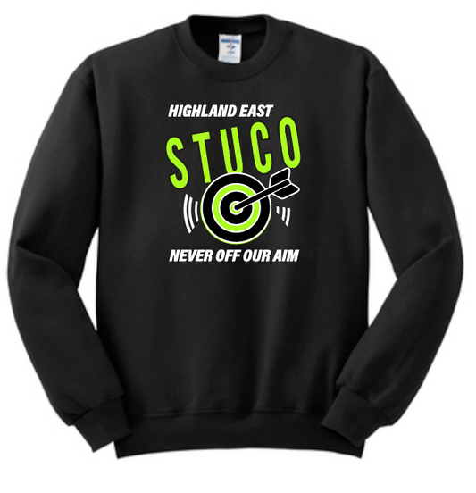 HEJH STUCO (Crewneck Sweatshirt)(black)