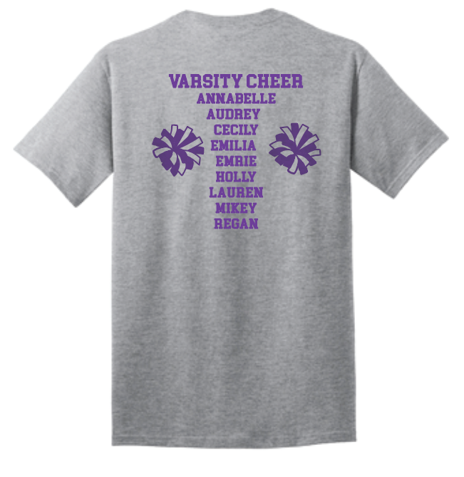 OKC Knights Cheer "Cheer" Design S/S T-shirt (heather)