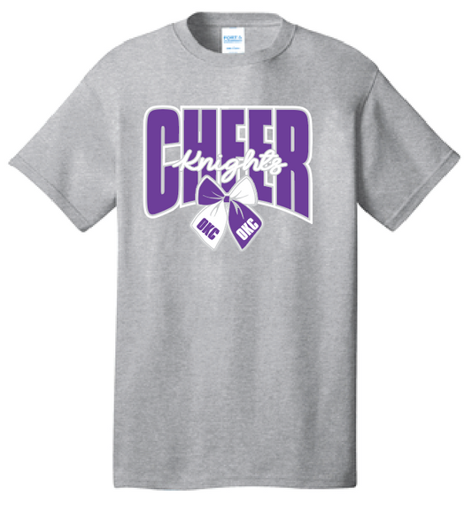 OKC Knights Cheer "Cheer" Design S/S T-shirt (heather)
